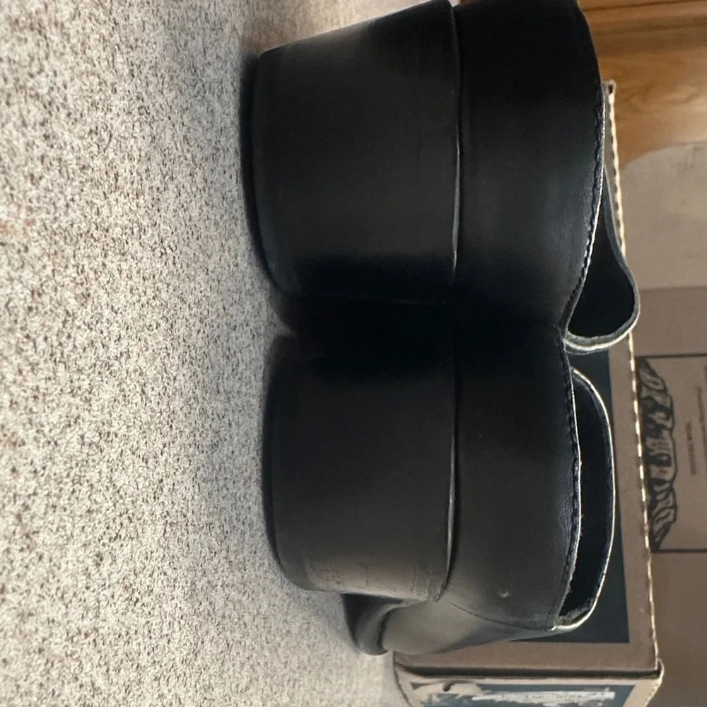 Womens Tecovas Black Leather Sophie Booties - Picture 6 of 11